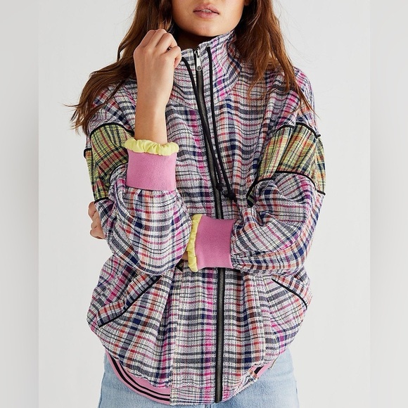 FREE PEOPLE Penny Track Jacket Size Small - Picture 1 of 11